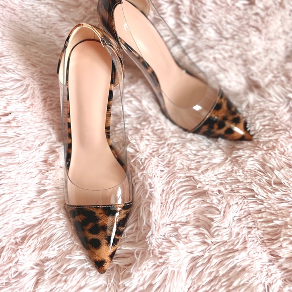 Clear Cheetah Pumps 6.5 - Picture 5 of 10